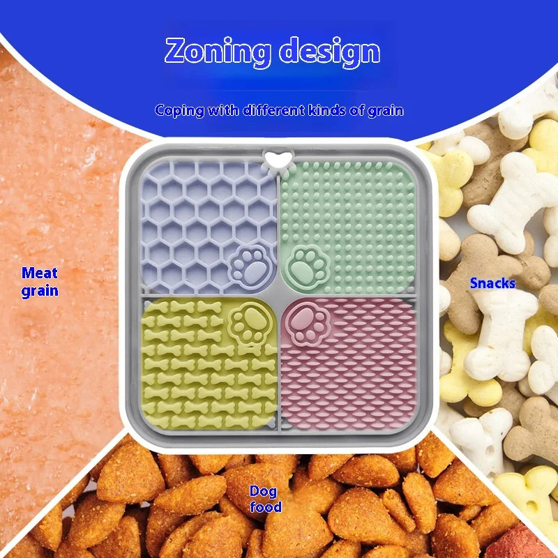 Slow Feeder Dog Bowl - Non-Slip, Safe & Fun Mealtime for All Breeds