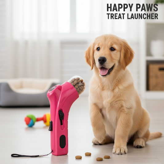 Portable Dog Treat Dispenser Launcher – Interactive Training & Reward Toy