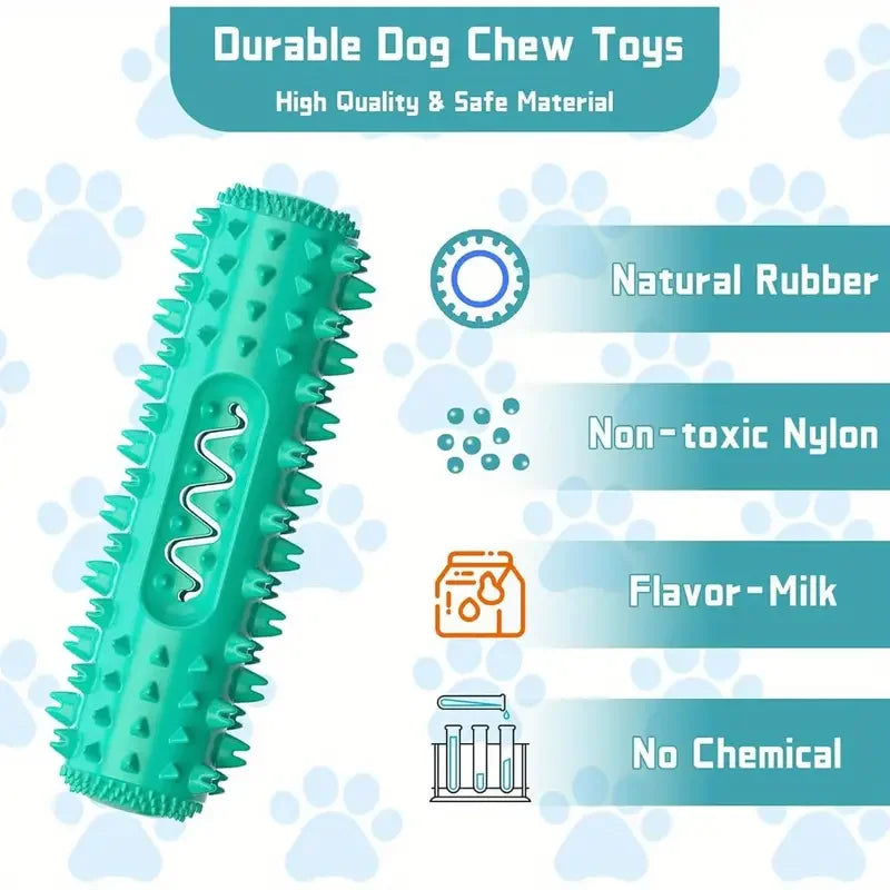 Vet-Approved 3-in-1 Dental Chew Stick – Cooling Toothbrush Toy for Small & Medium Dogs