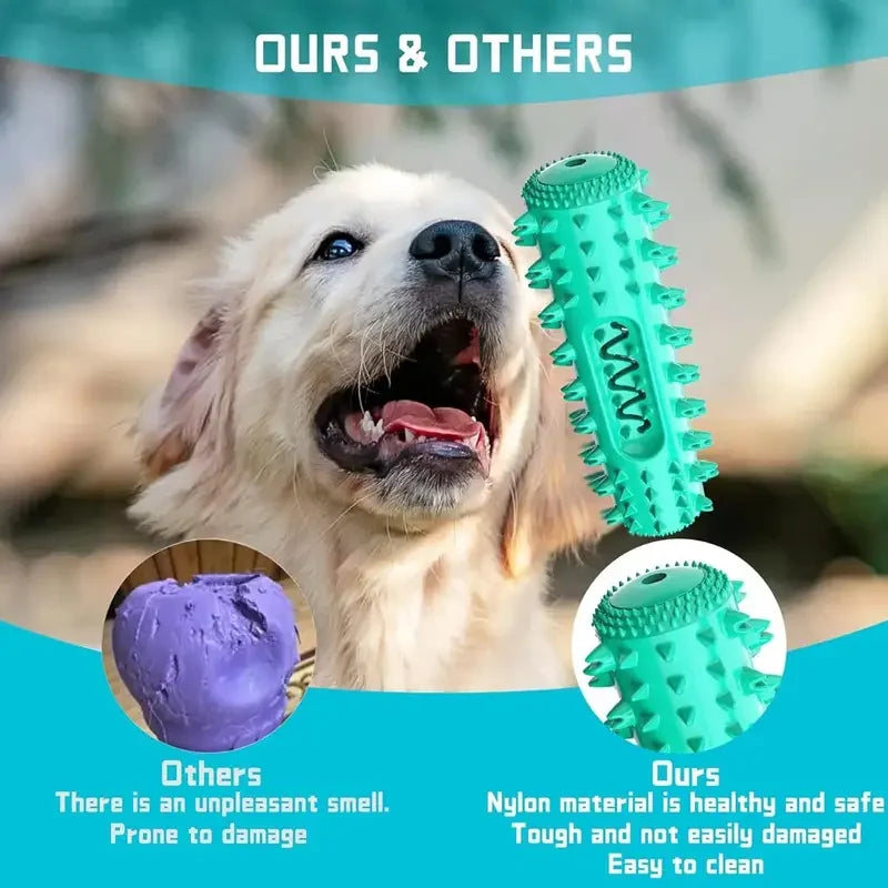Vet-Approved 3-in-1 Dental Chew Stick – Cooling Toothbrush Toy for Small & Medium Dogs