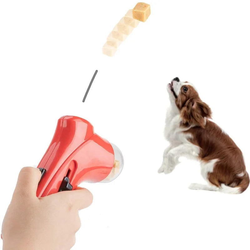 Portable Dog Treat Dispenser Launcher – Interactive Training & Reward Toy