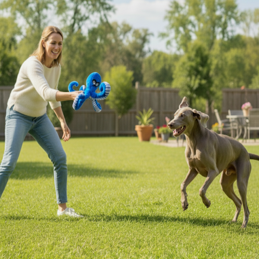 Plush Dog Chew Toy - Soft, Durable & Bite-Resistant for Happy Playtime