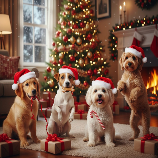 Santa Claus Christmas Pet Hat Cute Holiday Hat for Dogs, Ideal for Xmas Decoration and New Year Celebrations